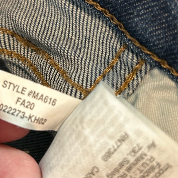 Madewell 10 inch skinny high rise blue jeans size 28 LAST PRICE - Picture 3 of 4